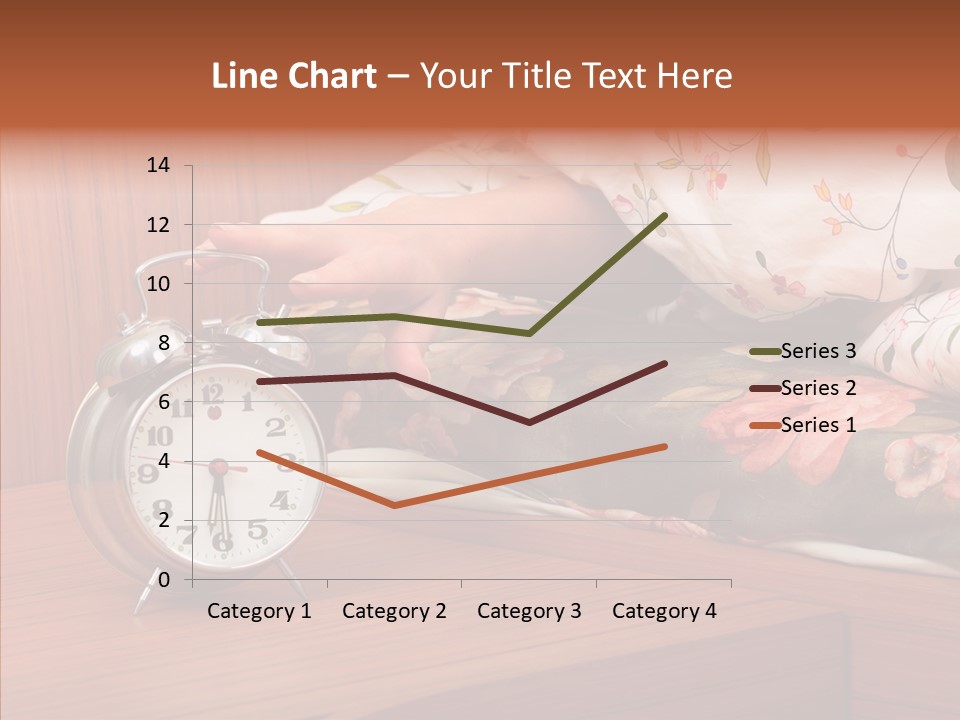 Clock Morning Arm PowerPoint Template