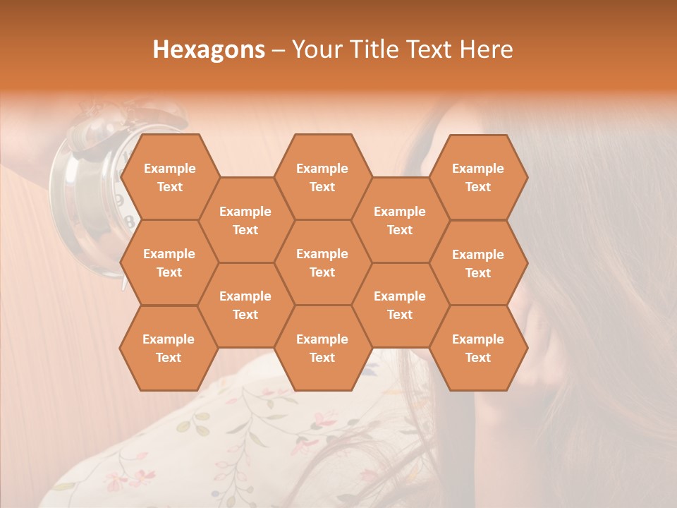 Caucasian Relaxation Women PowerPoint Template