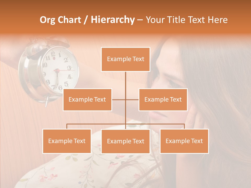 Caucasian Relaxation Women PowerPoint Template