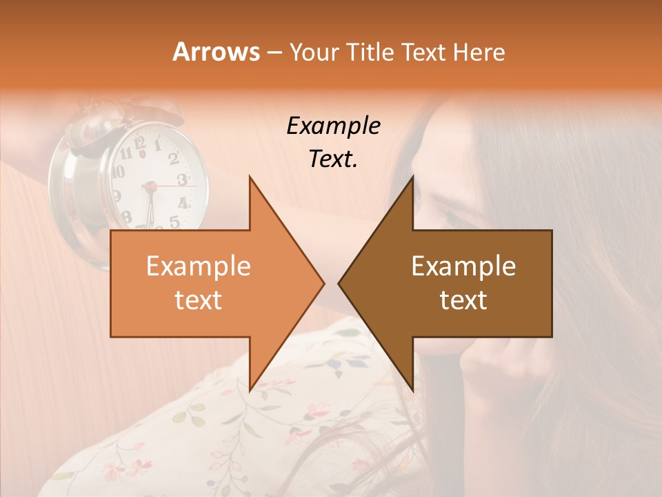 Caucasian Relaxation Women PowerPoint Template