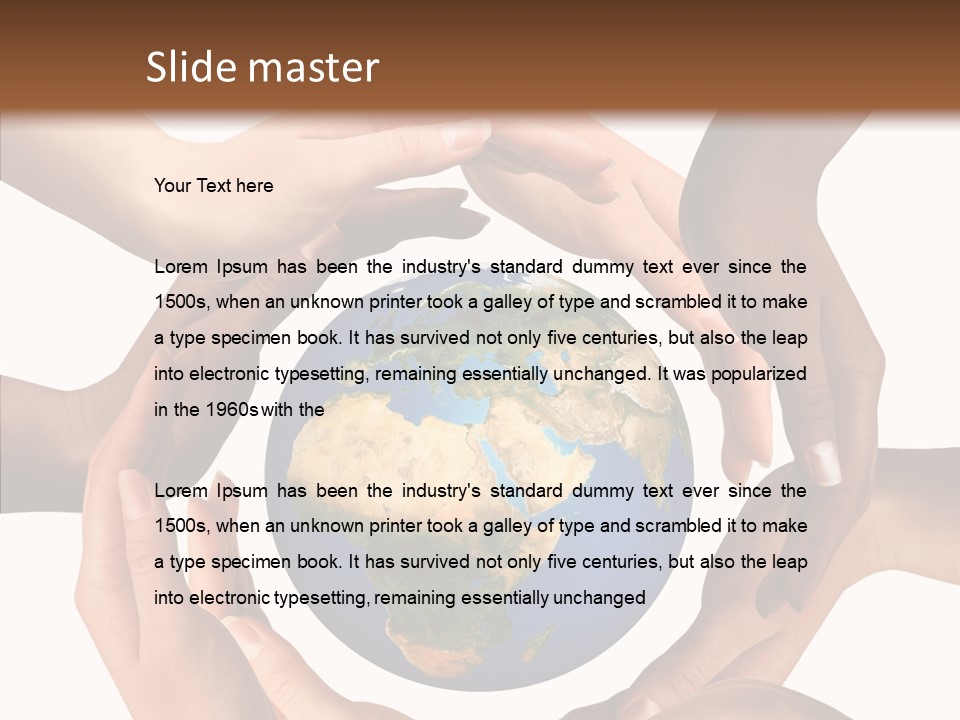 Philanthropy Conceptual Diverse PowerPoint Template