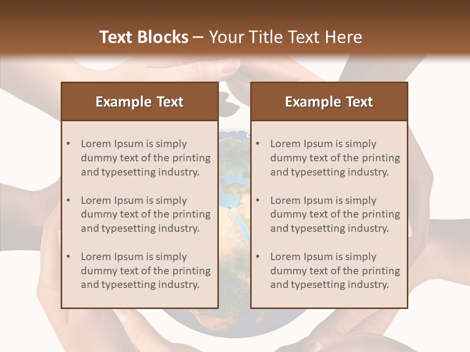 Philanthropy Conceptual Diverse PowerPoint Template