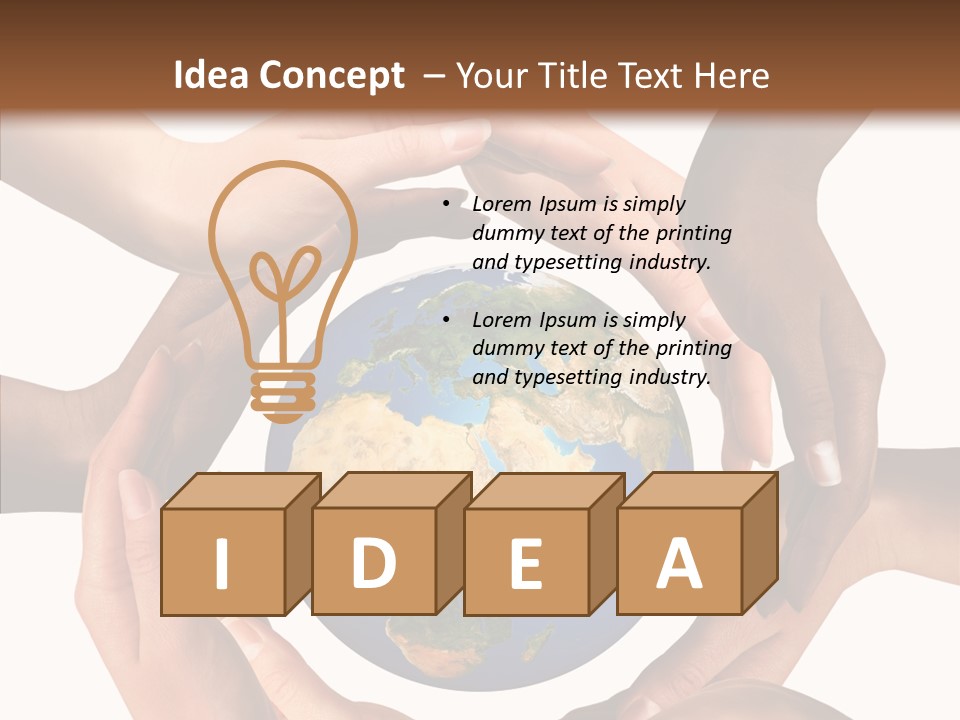 Philanthropy Conceptual Diverse PowerPoint Template