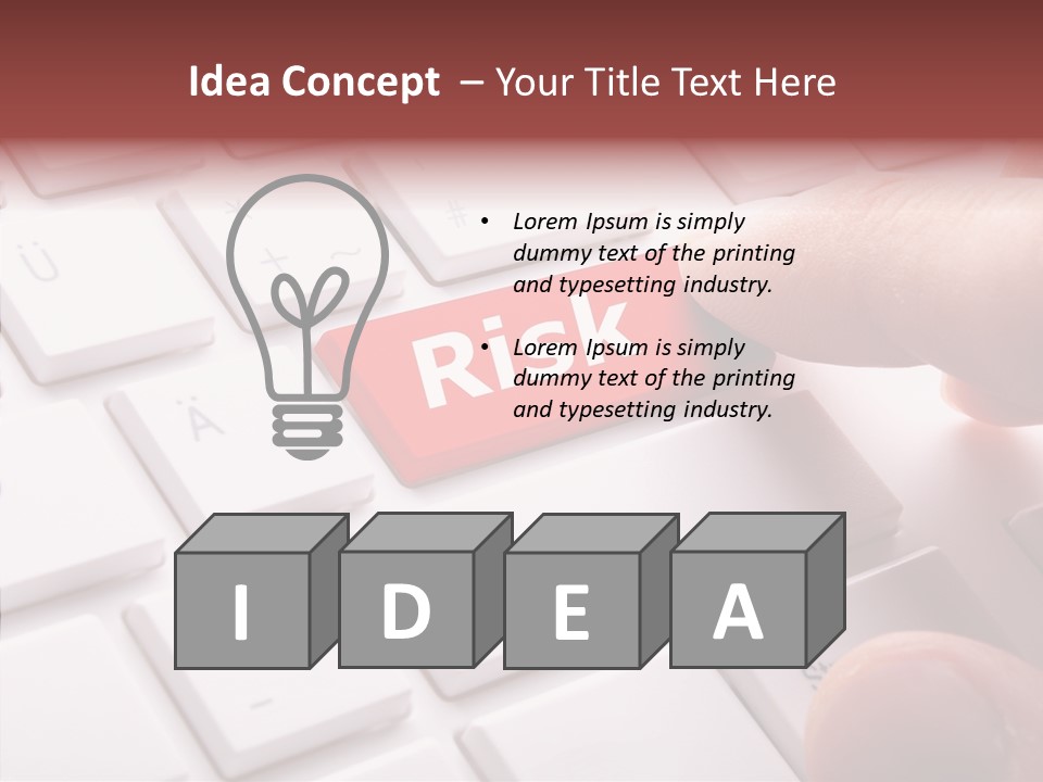 Idea Enter Sign PowerPoint Template