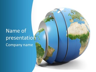 Business Worldwide Market PowerPoint Template