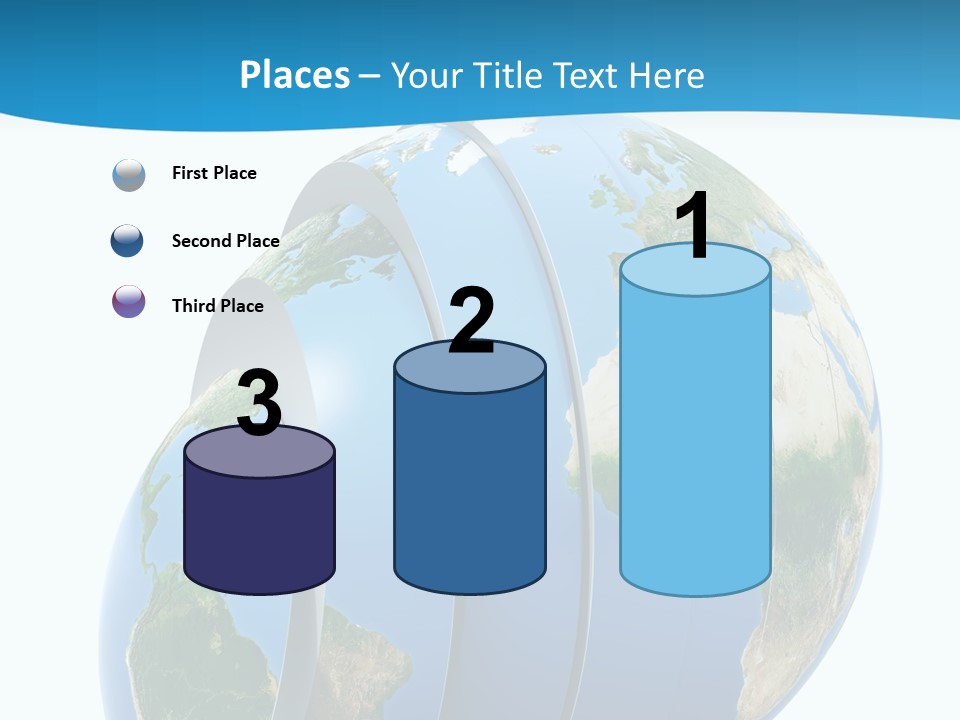 Business Worldwide Market PowerPoint Template