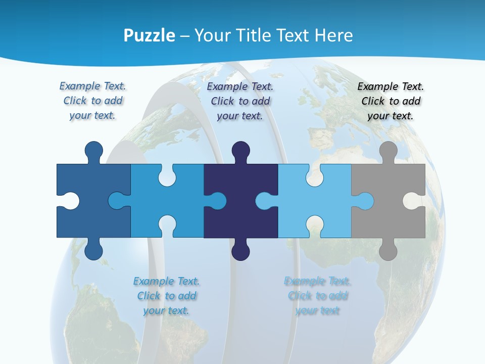 Business Worldwide Market PowerPoint Template