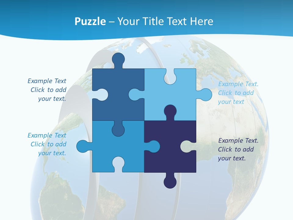 Business Worldwide Market PowerPoint Template