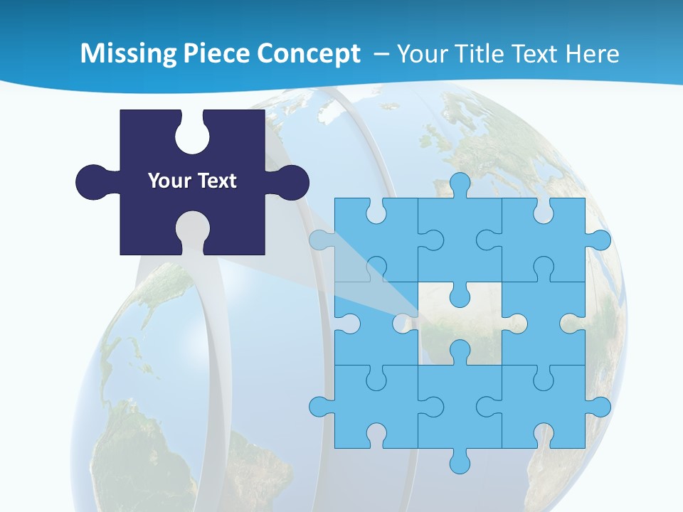 Business Worldwide Market PowerPoint Template