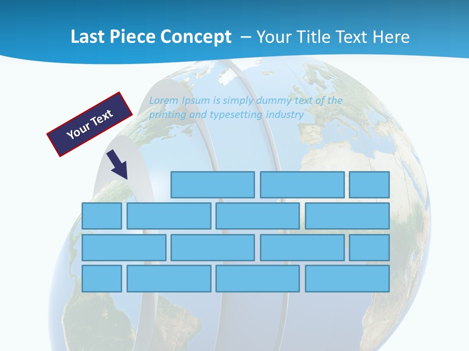 Business Worldwide Market PowerPoint Template