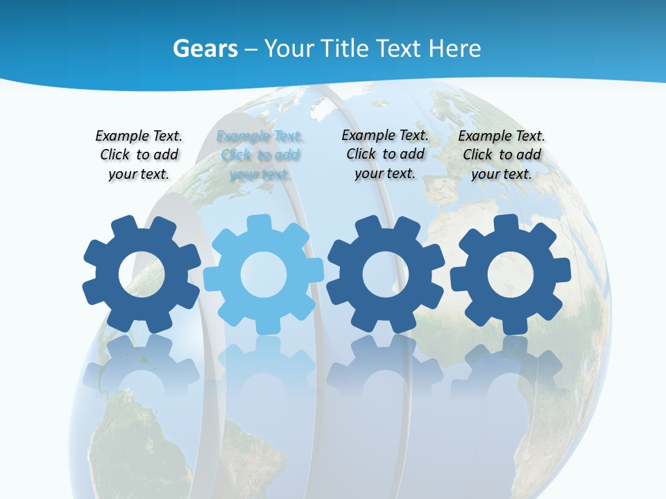 Business Worldwide Market PowerPoint Template