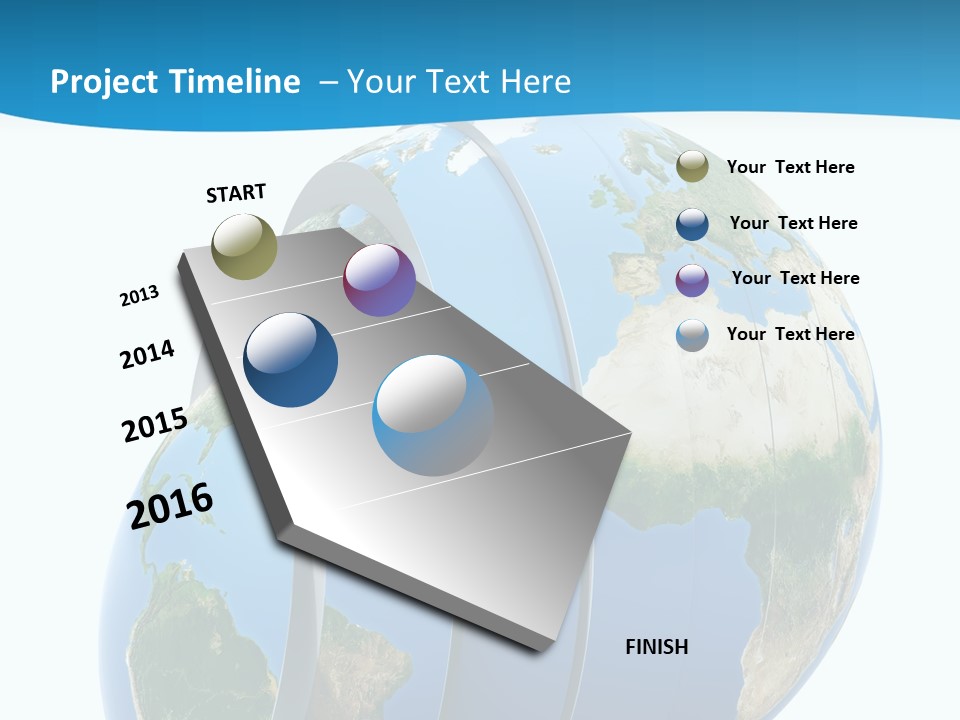 Business Worldwide Market PowerPoint Template