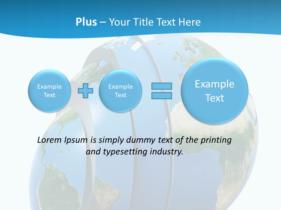Business Worldwide Market PowerPoint Template