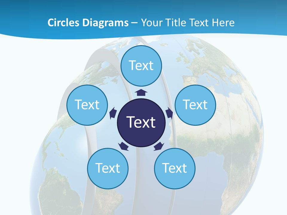 Business Worldwide Market PowerPoint Template