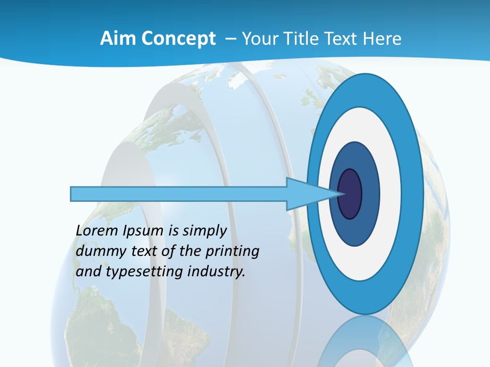 Business Worldwide Market PowerPoint Template