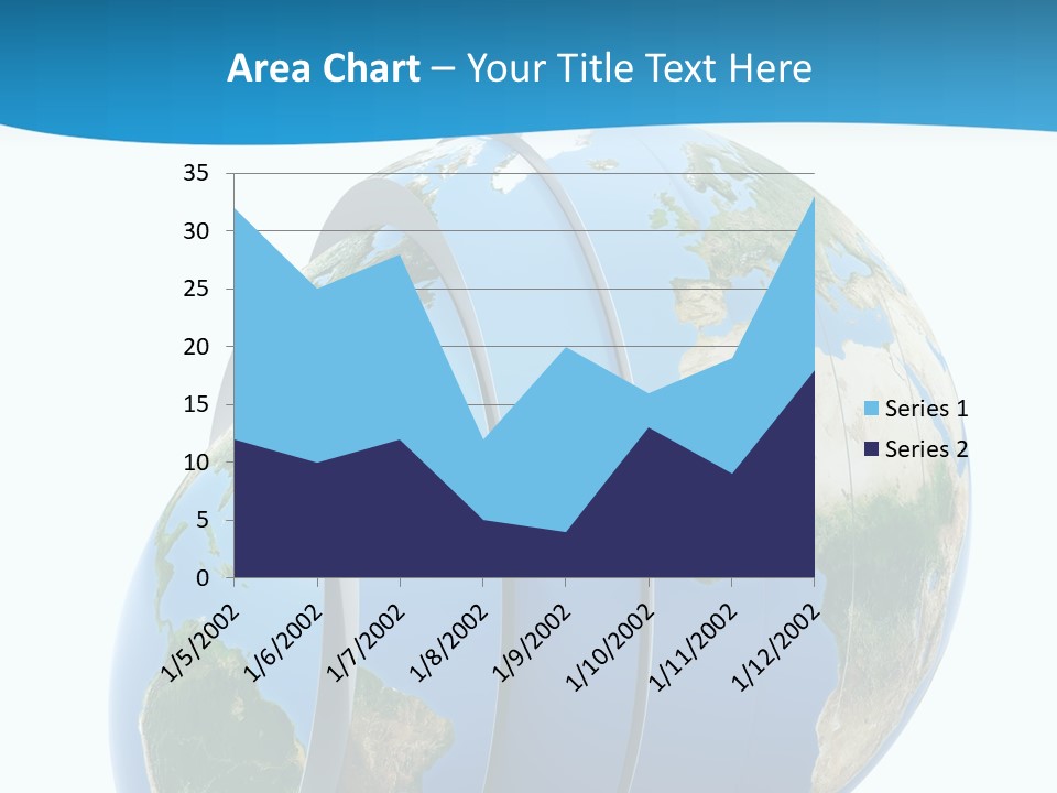 Business Worldwide Market PowerPoint Template