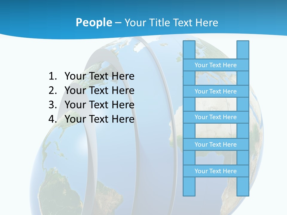 Business Worldwide Market PowerPoint Template