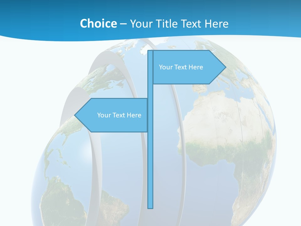 Business Worldwide Market PowerPoint Template