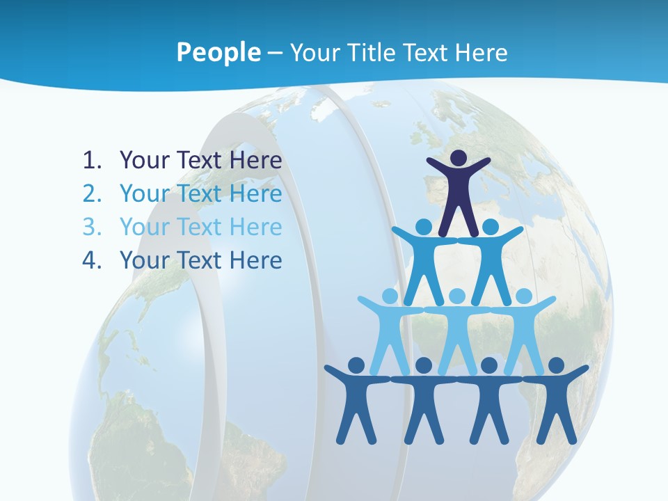Business Worldwide Market PowerPoint Template