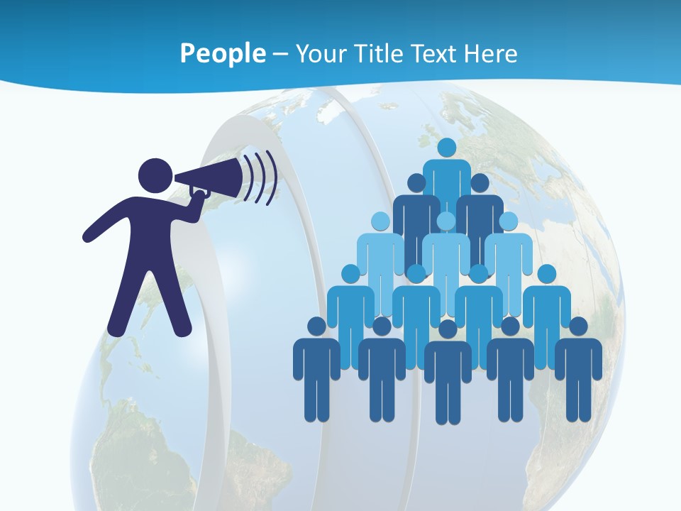 Business Worldwide Market PowerPoint Template