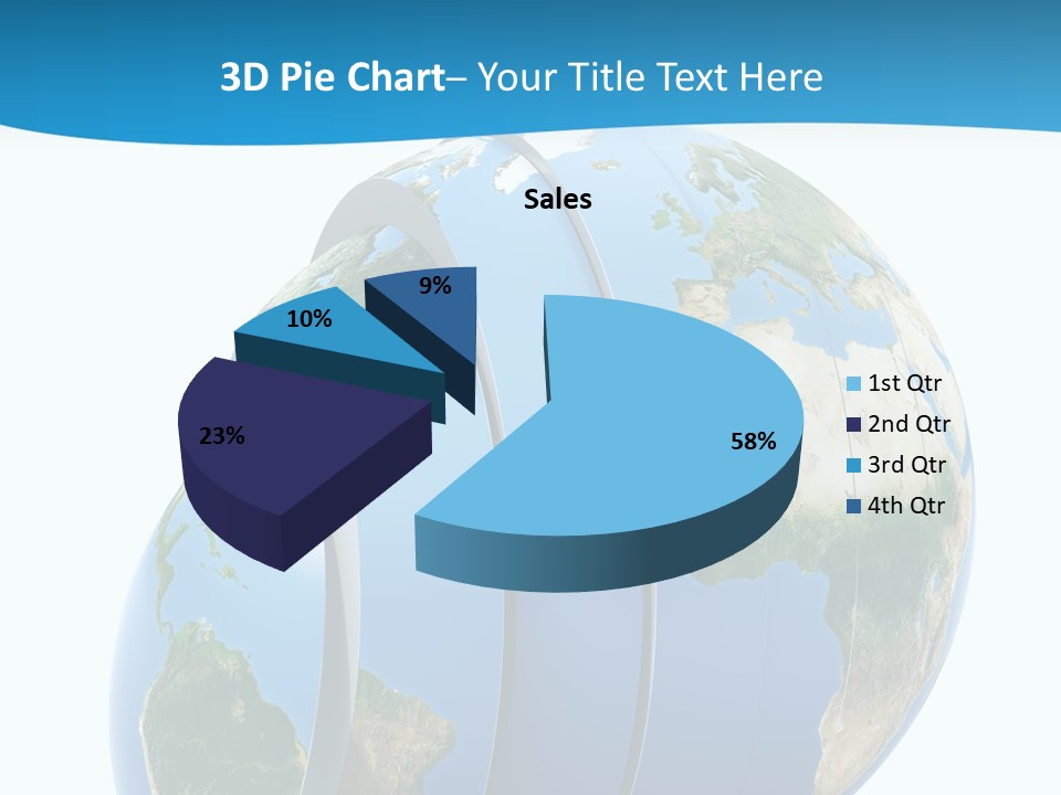 Business Worldwide Market PowerPoint Template