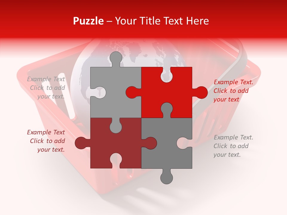 Globe E Commerce Concepts PowerPoint Template