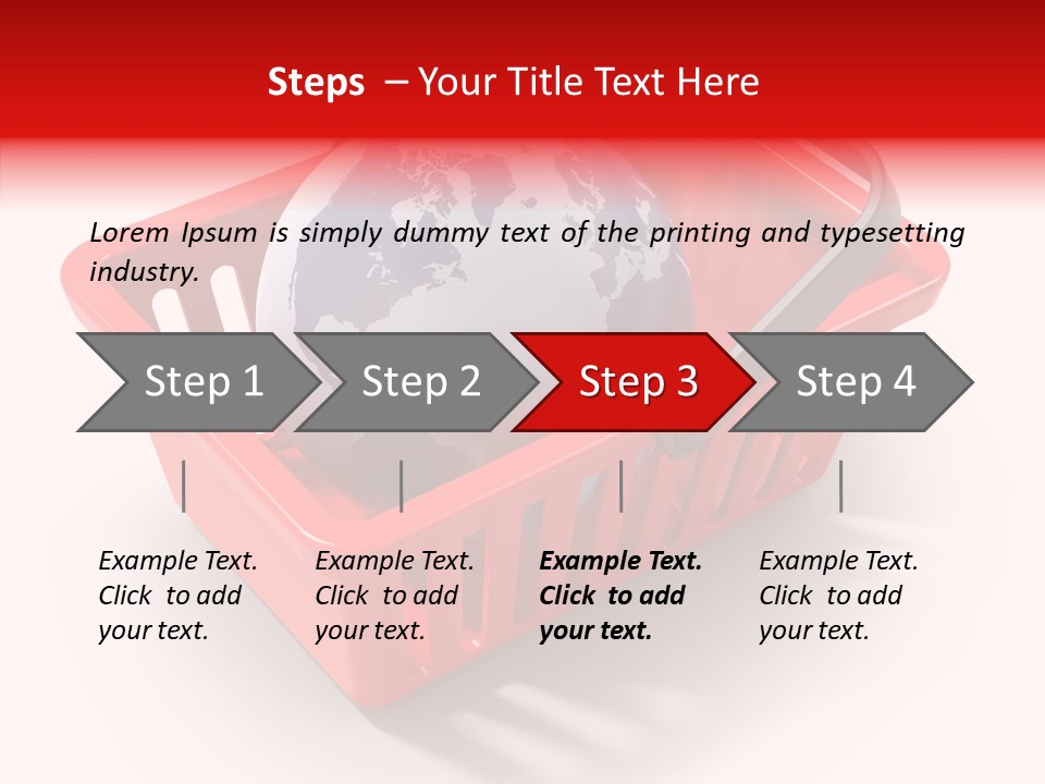 Globe E Commerce Concepts PowerPoint Template