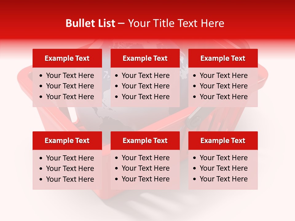 Globe E Commerce Concepts PowerPoint Template
