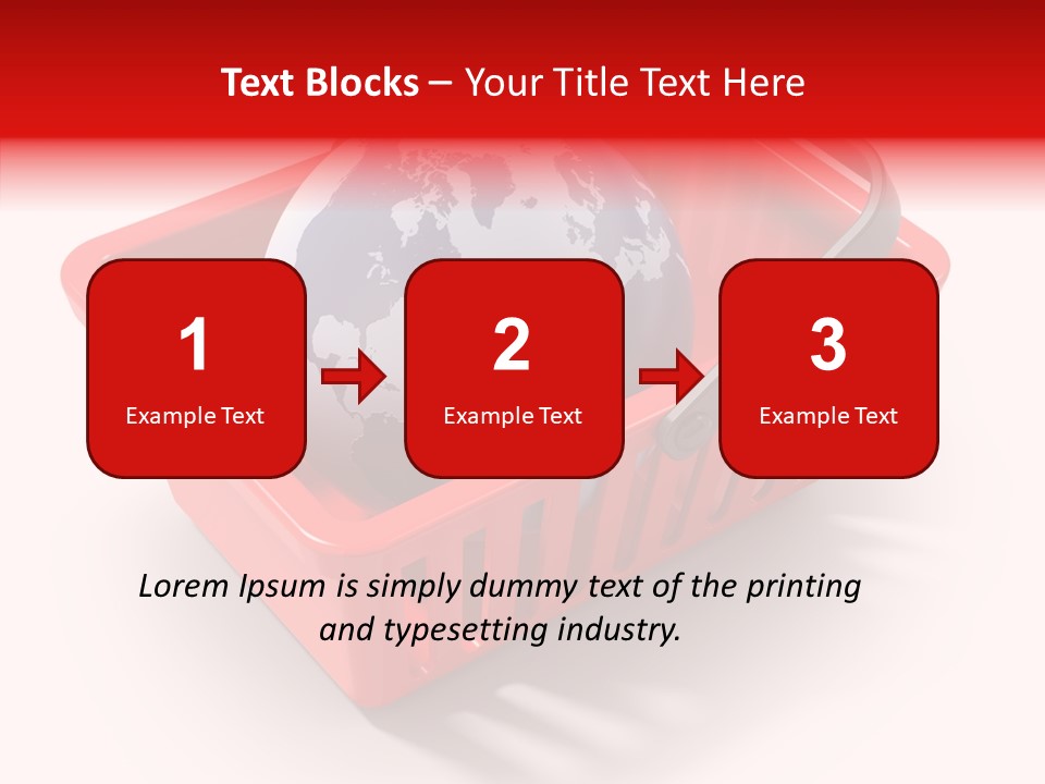 Globe E Commerce Concepts PowerPoint Template