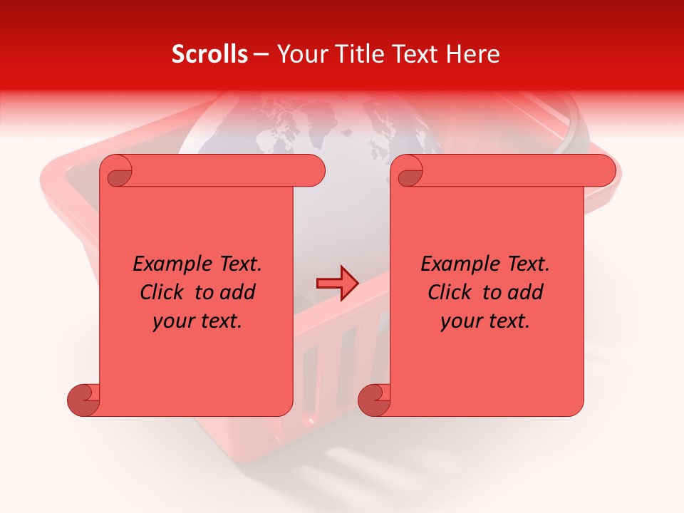 Globe E Commerce Concepts PowerPoint Template