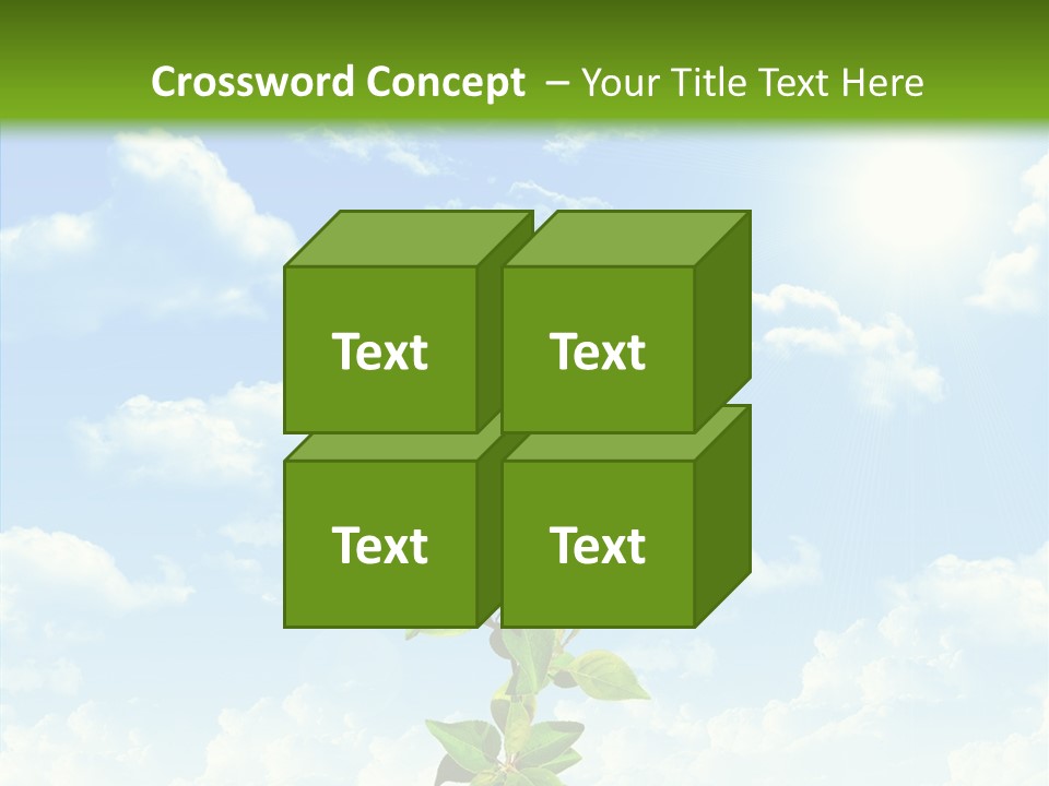 Leaf Currency Wealth PowerPoint Template