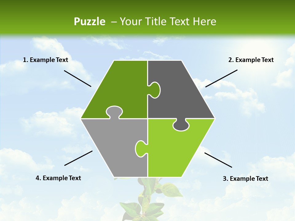 Leaf Currency Wealth PowerPoint Template