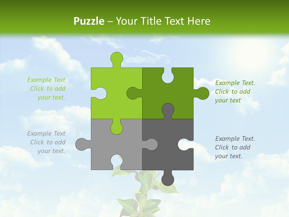 Leaf Currency Wealth PowerPoint Template