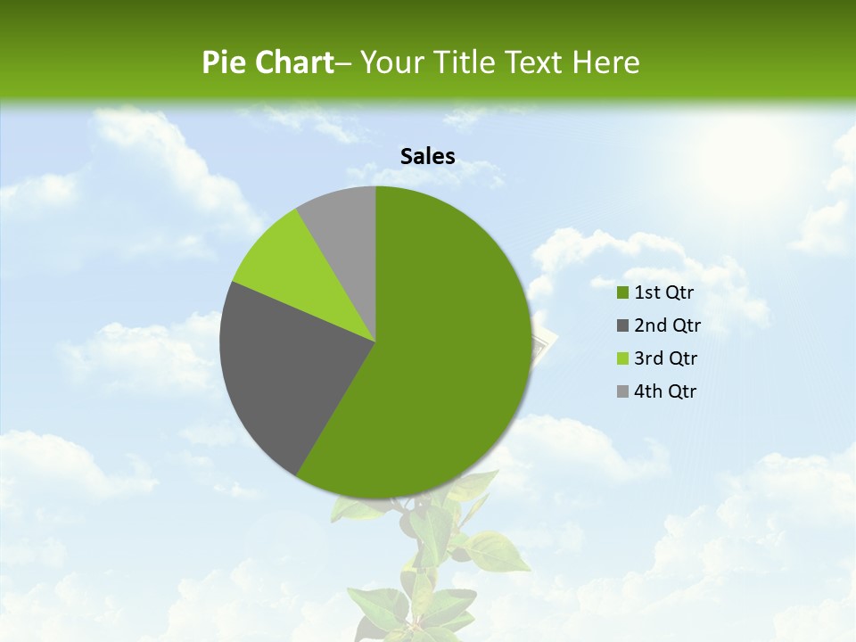 Leaf Currency Wealth PowerPoint Template