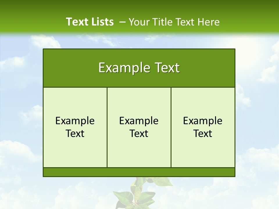 Leaf Currency Wealth PowerPoint Template