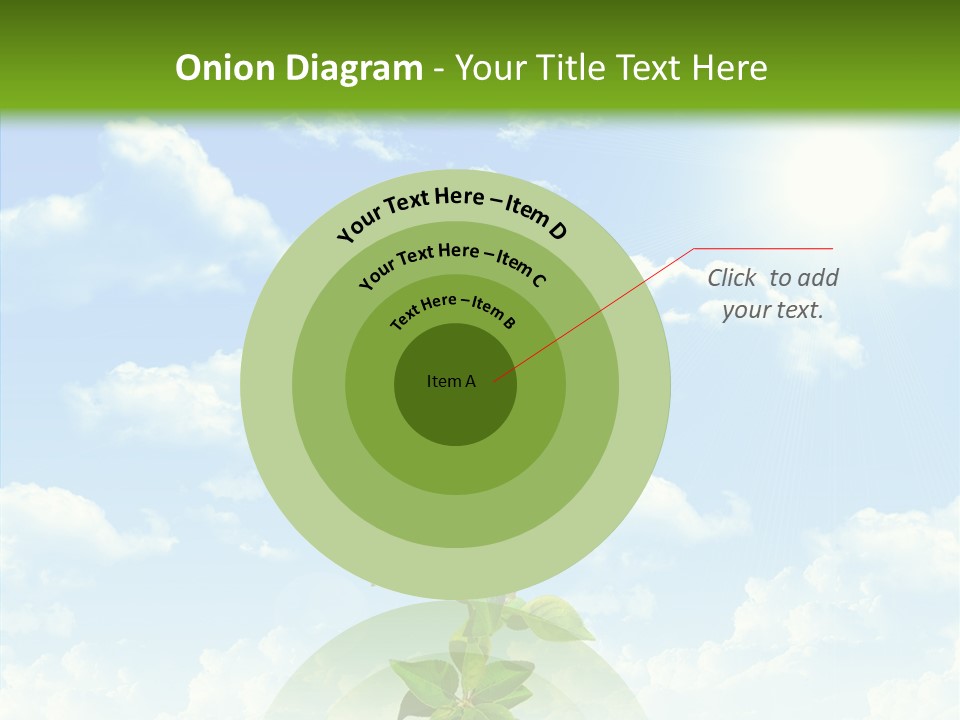 Leaf Currency Wealth PowerPoint Template
