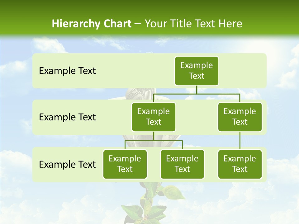 Leaf Currency Wealth PowerPoint Template