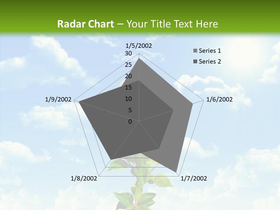 Leaf Currency Wealth PowerPoint Template