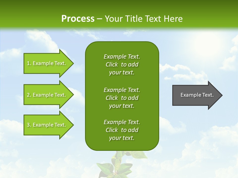 Leaf Currency Wealth PowerPoint Template