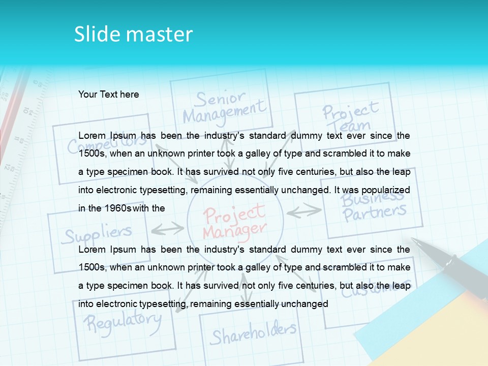 Business Financial Post PowerPoint Template