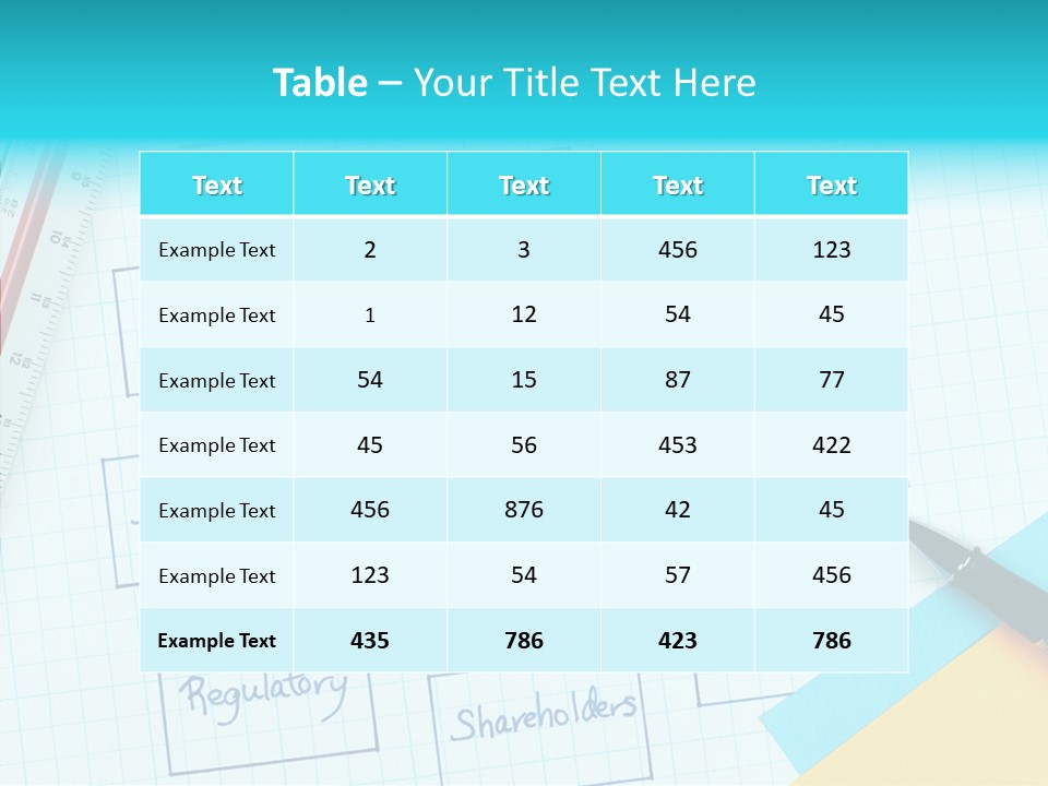 Business Financial Post PowerPoint Template