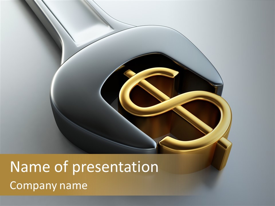 Illustration Investment Coin PowerPoint Template