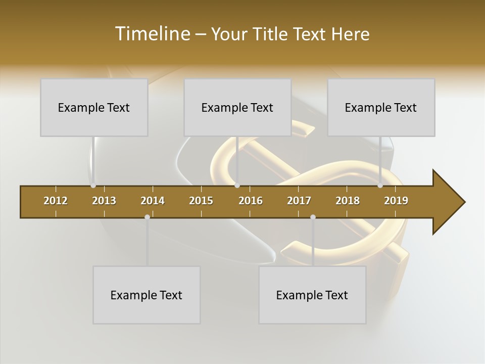 Illustration Investment Coin PowerPoint Template