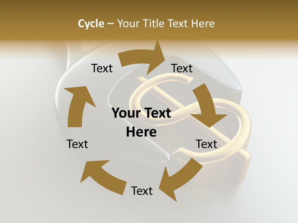 Illustration Investment Coin PowerPoint Template