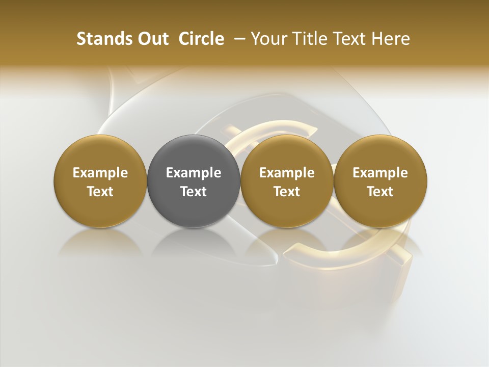 Illustration Investment Coin PowerPoint Template