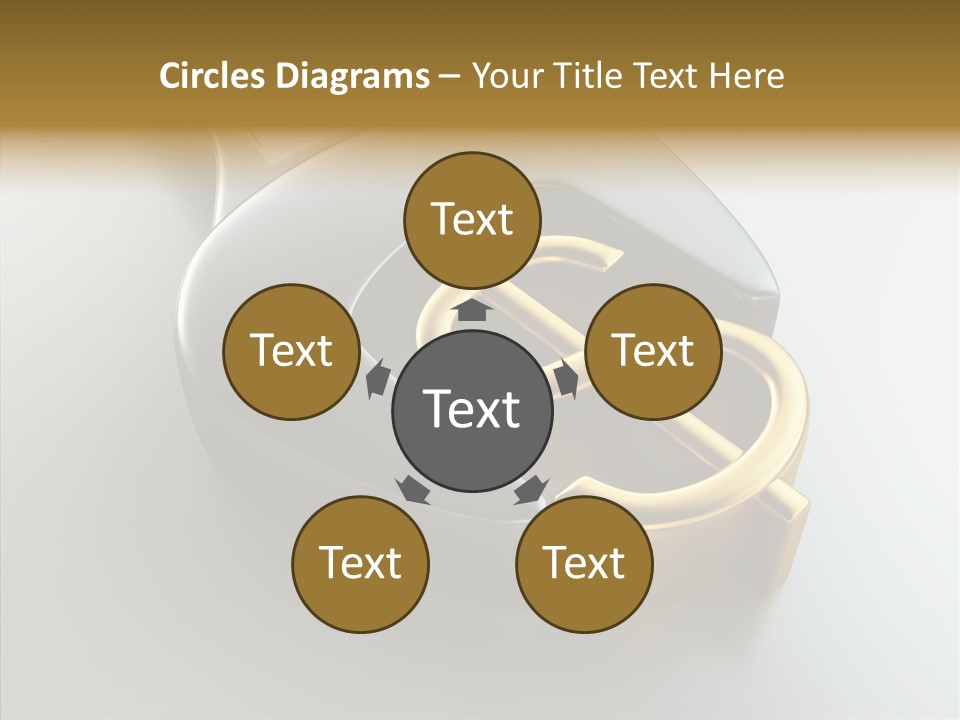 Illustration Investment Coin PowerPoint Template