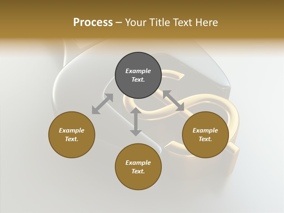 Illustration Investment Coin PowerPoint Template