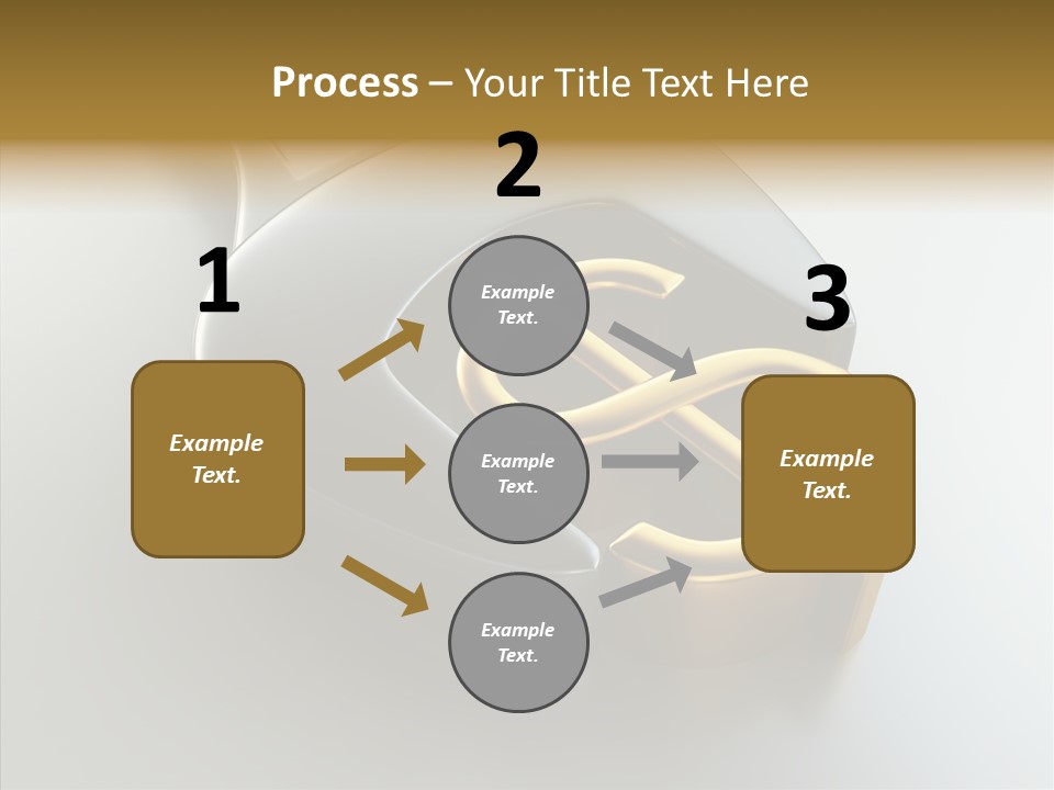 Illustration Investment Coin PowerPoint Template