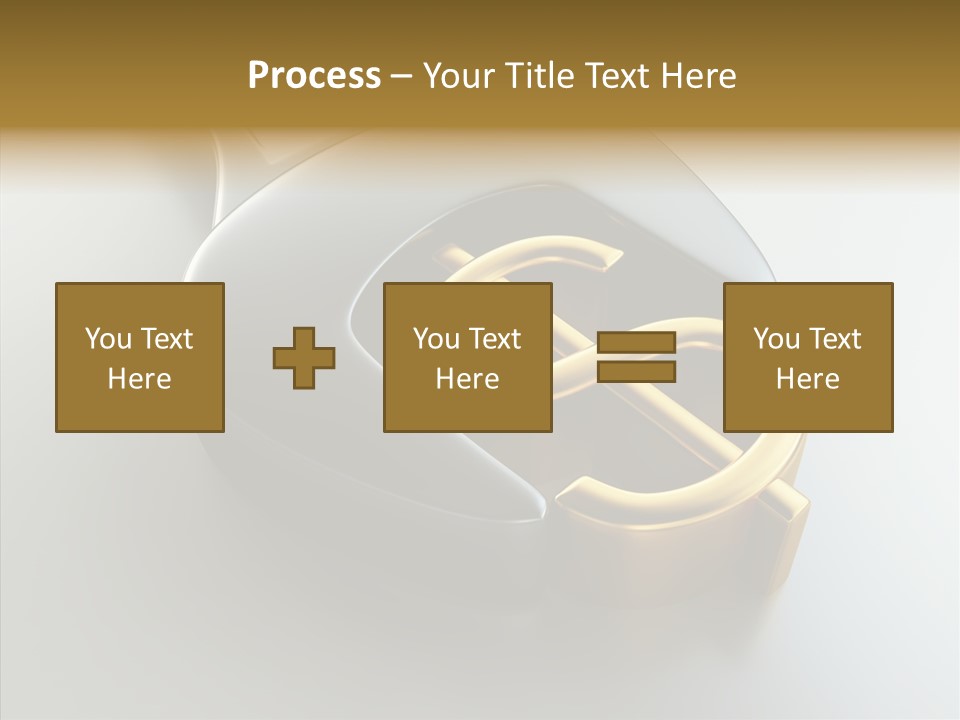 Illustration Investment Coin PowerPoint Template