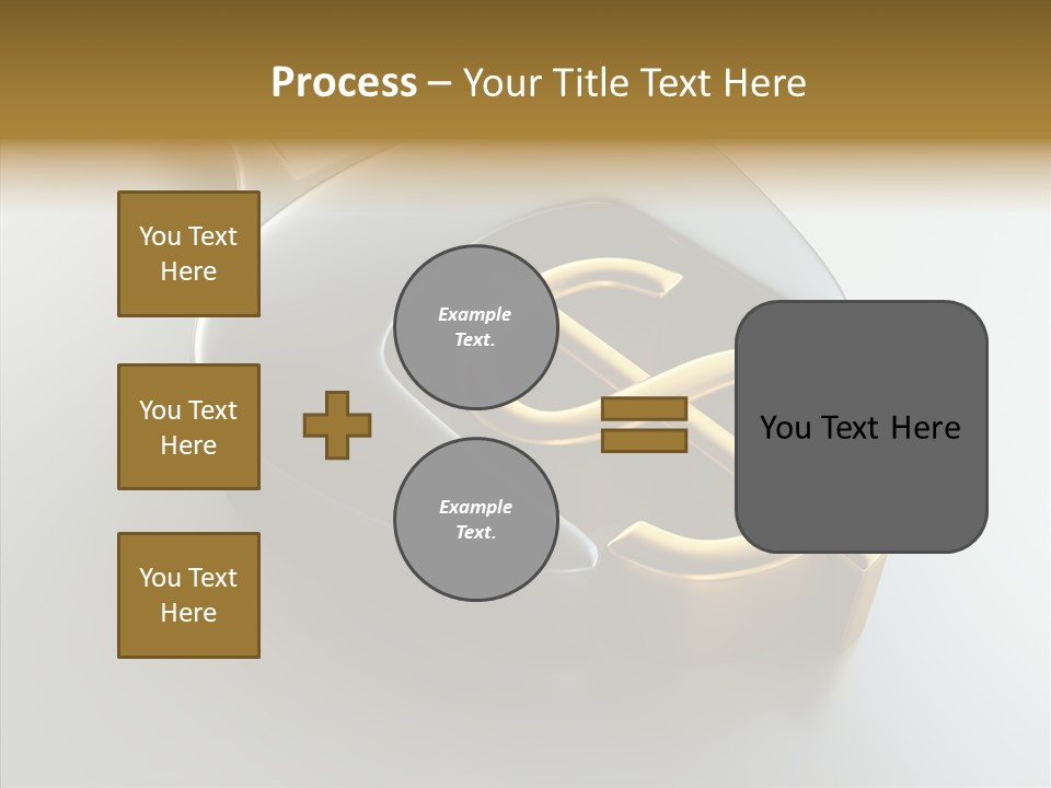 Illustration Investment Coin PowerPoint Template